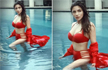 Shama Sikander looks unapologetically sexy in a bikini as she poses in a Pool
